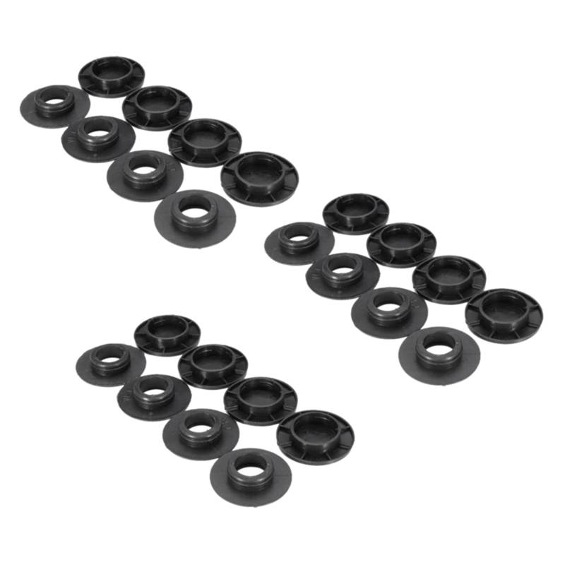 BLASHRD 12X Auto Matte Teppichboden Befestigungsclips Grips Nizza Schwarz für 6680520 von BLASHRD