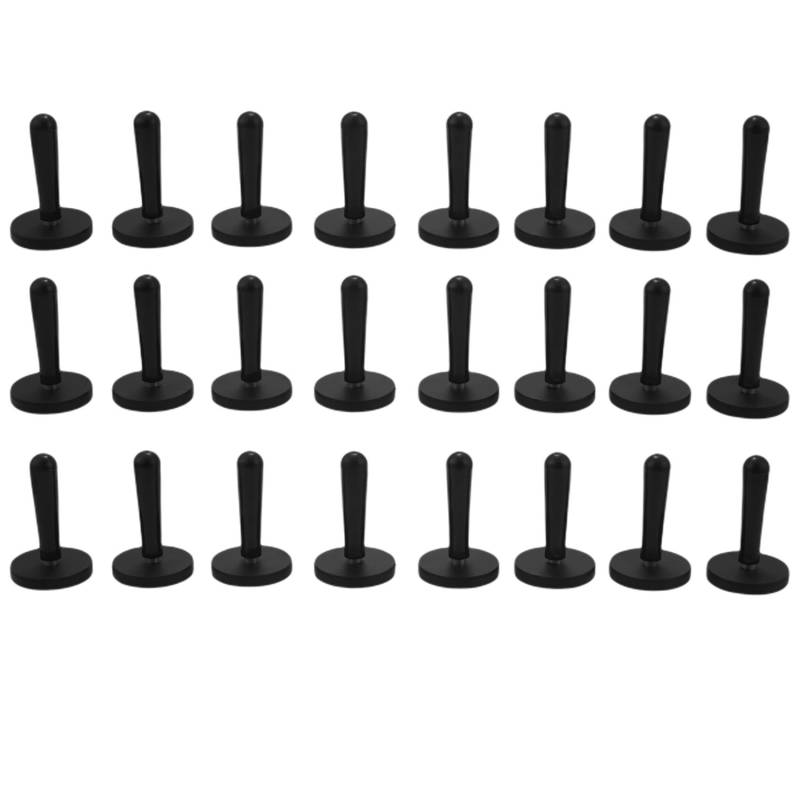 BLASHRD 24 Stücke Auto Wickeln Schwarz Greifer Magnet Halter für Zeichen Vinyl, Auto Beklebung & Zeichen Machen Vinyl Werkzeuge Magnete von BLASHRD