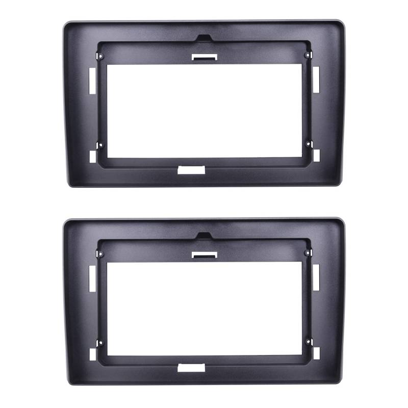BLASHRD 2Stck 10,1-Auto-Blende für 2010-2018 2Din Fascia Audio Fitting Adapter Panel Frame Kit Autozubehör von BLASHRD