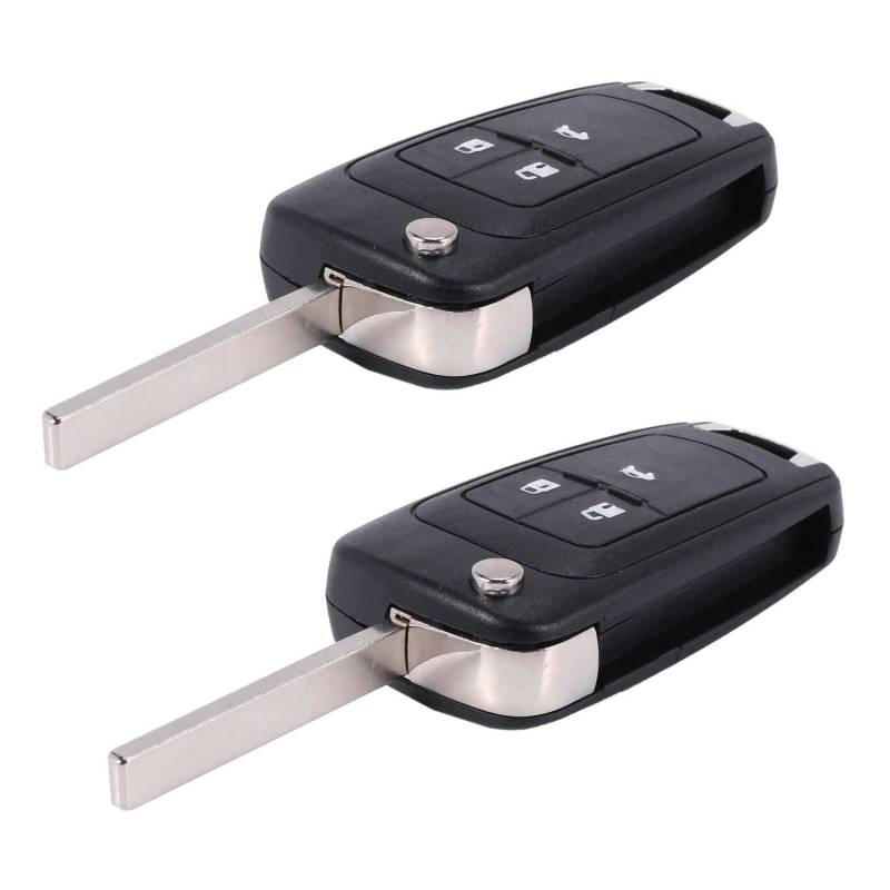 BLASHRD 2X 3 Tasten 433MHz mit ID46 Chip Fernbedienungsschlüssel für Aveo 2010-2015 HU100 Blade von BLASHRD