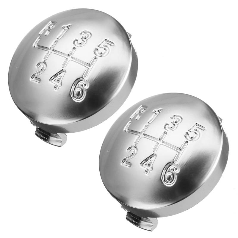BLASHRD 2X 6 Gang Matte Gang Schalten Kappen Abdeckung Shifter Schalthebel GehäUse Abdeckung für 159 Brera Spider 2005-2011 55344557 von BLASHRD