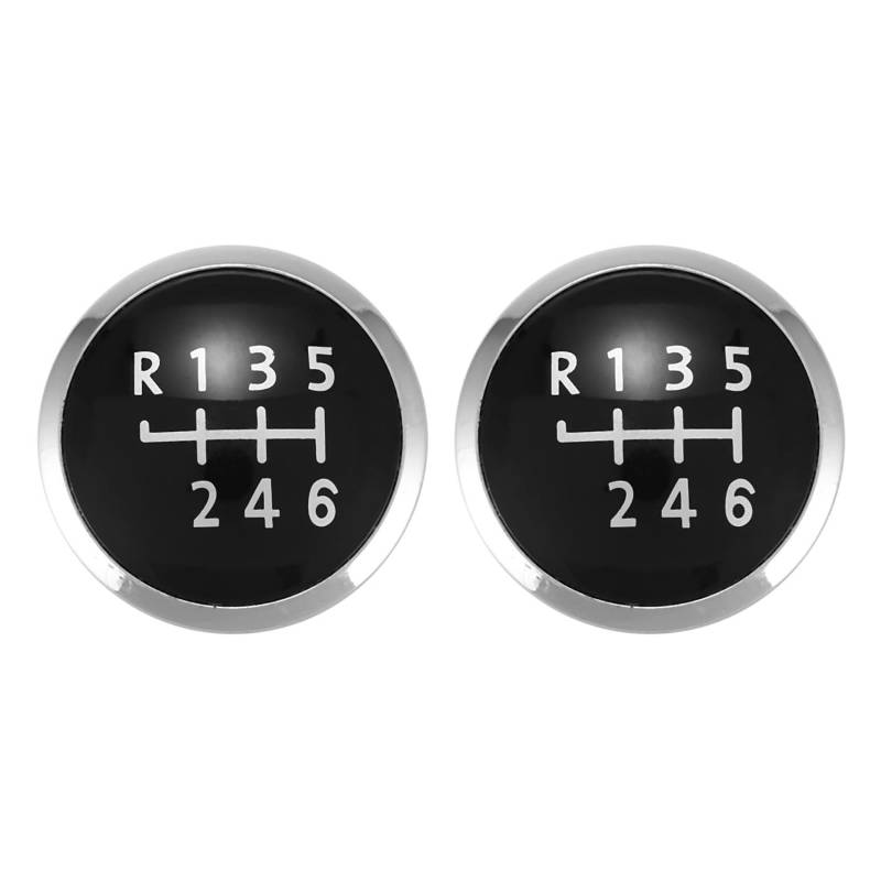 BLASHRD 2X 6 Gang Schalt Emblem Abzeichen Kappe für Transporter T5 / T6 Mk5 Mk6 von BLASHRD