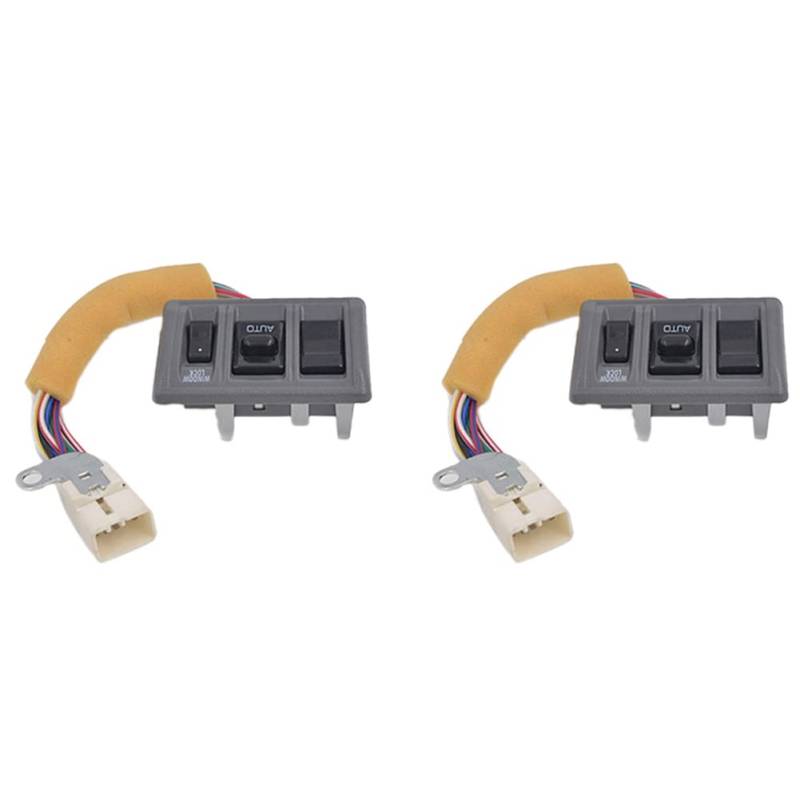BLASHRD 2X Hauptschalter für Elektrische Fensterheber Vorne Rechts für 1994 1995 8482026021 84820-26021 von BLASHRD