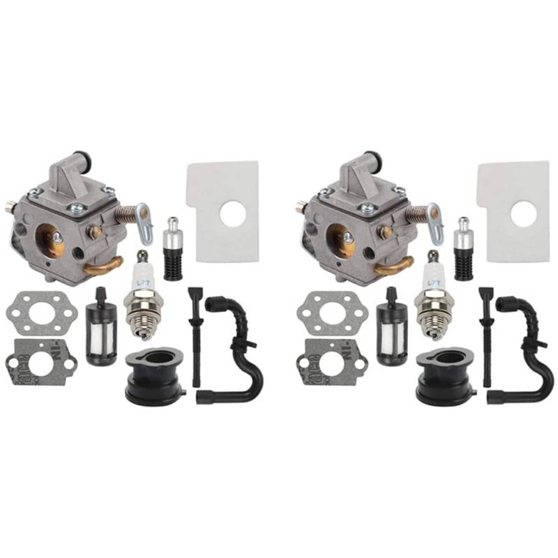 BLASHRD 2X MS170 Vergaser Ist Geeignet für MS180 Vergaser 017 018 MS170C MS180C 1130 120 0603 und 1130 124 0800 von BLASHRD