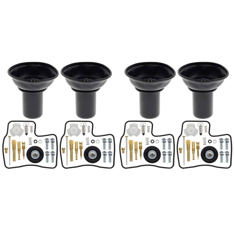 BLASHRD 2X Reparatur Satz Vergaser Membran Kolben mit Nadel für Steed Shadow VLX 400 von BLASHRD
