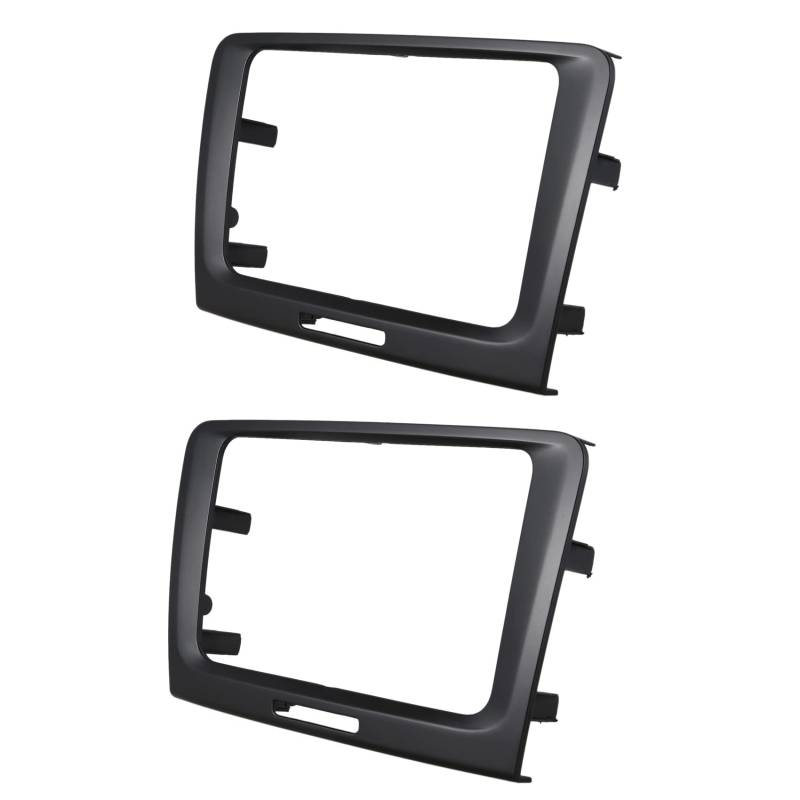 BLASHRD 2X Schwarz 220 x 130 x 210 mm 2 Din Auto DVD Radio Armaturenbrett Armaturenbrett Blendenrahmen für 2009-2014 Superb von BLASHRD