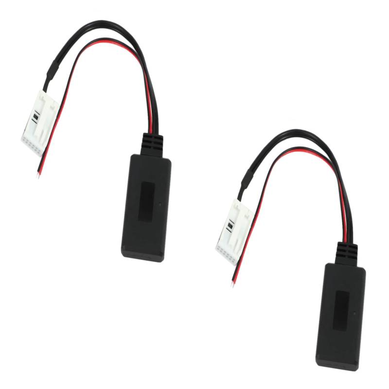 BLASHRD 2X für 207 307 407 für C2 C3 Rd4 Auto 12Pin Bluetooth Drahtlos Radio Stereo Aux-in Aux Kabel Adapter von BLASHRD