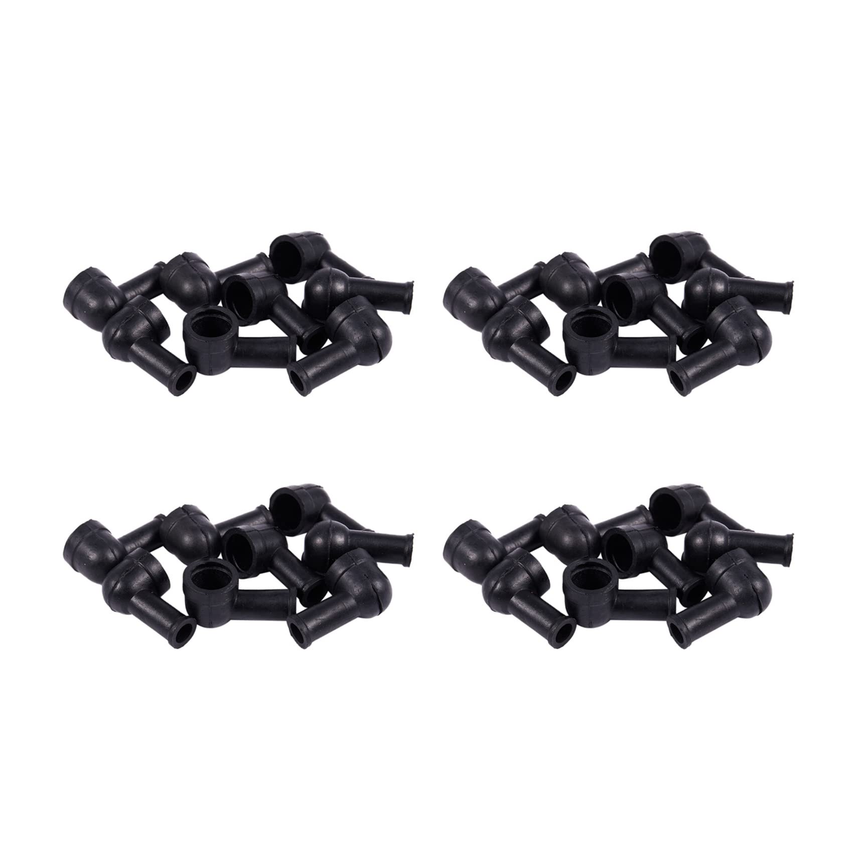BLASHRD 32 Stueck 15 x 8mm Schwarz Pfeife Geformtes PVC Batterieklemme Isolierabdeckung BLASHRD 32 Stueck 15 x 8mm Schwarz Pfeife Geformtes PVC Batterieklemme Isolierabdeckung von BLASHRD