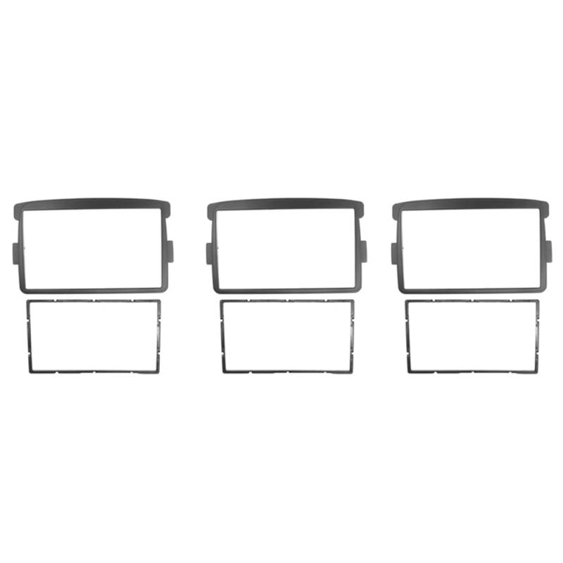 BLASHRD 3X 2 Din Auto Faszie für Tuch Stereo Faszie Panel Montieren Installation von BLASHRD