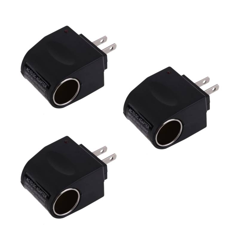 BLASHRD 3X Konvertierungsadapter Auto Liefert Von AC-DC- Ausgang Wechselstrom 110V-220V Zum Auto DC 12V Kann Zu Hause Zum Austausch Genutzt Werden von BLASHRD
