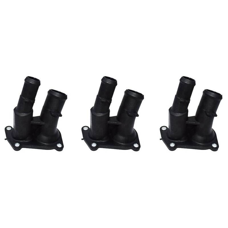BLASHRD 3X KüHlmittel Flansch des Thermostat GehäUses Passend für C-Max Focus Fusion Mondeo Fiesta 2001-2012 1707050 von BLASHRD