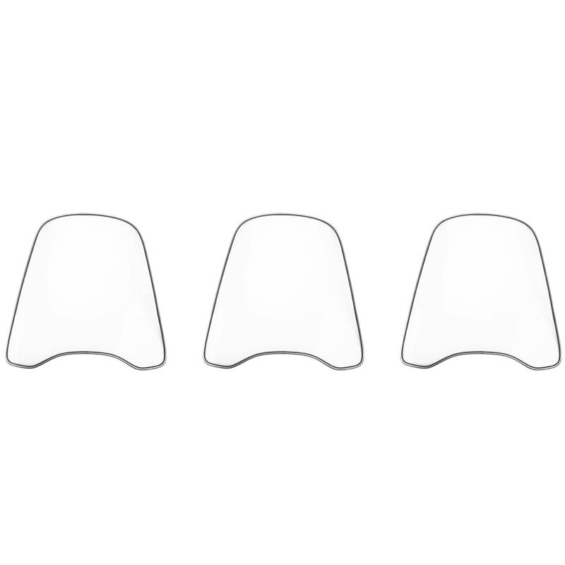 BLASHRD 3X Motorrad Windschutzscheibe Verlängerung Spoiler Windschutzscheibe Erweitert Windabweiser Für Universal Motorrad von BLASHRD