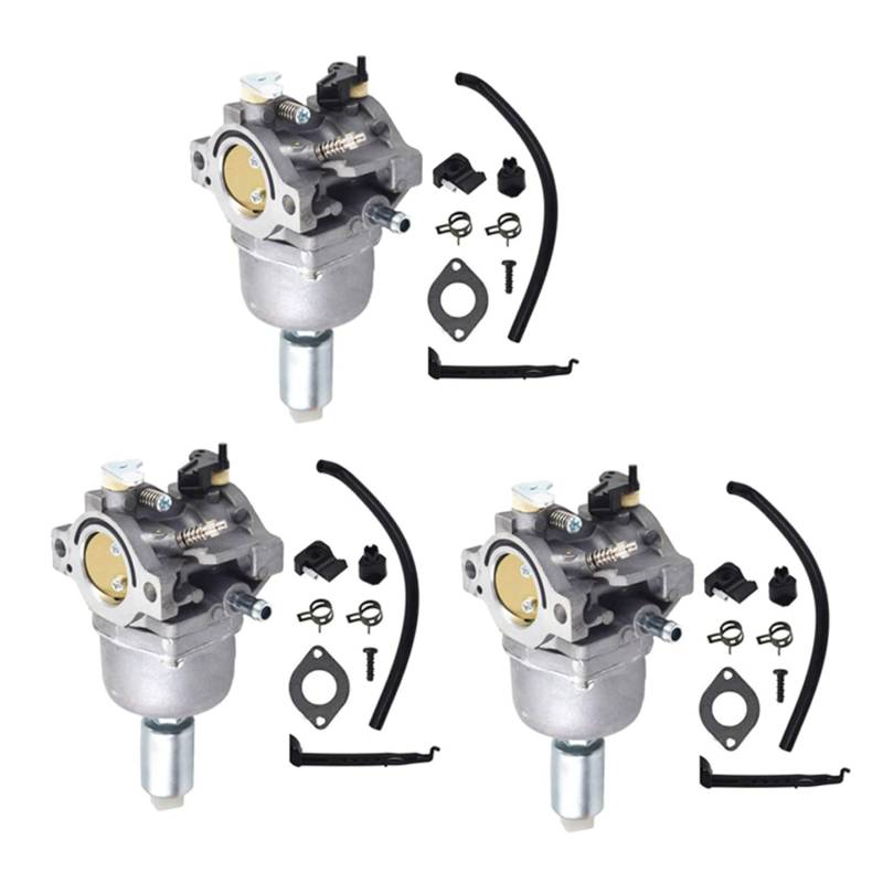 BLASHRD 3X Vergaser Vergaser Kit Passend für 17.5 I/C Ohv Motor Rasen Mäher Traktor Tuning Kit von BLASHRD