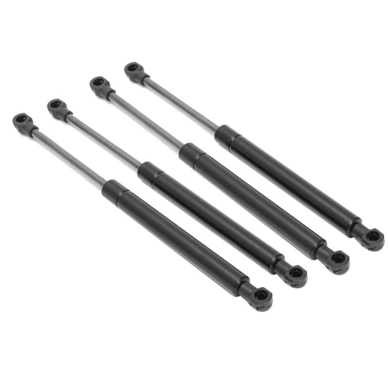 BLASHRD 4 Stück Auto Fronthaube Hood Gaslift Unterstützung Dämpferstreben Schwarz für E60 E61 525I 528I 530I 502488586-X2 51237008745 26057 von BLASHRD