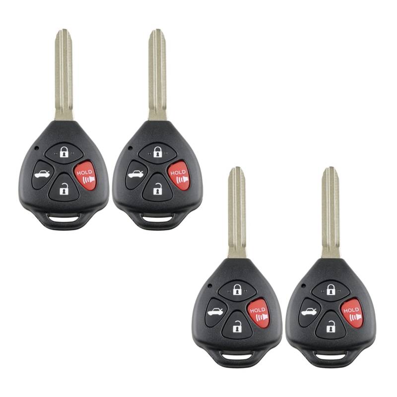 BLASHRD 4 x Fernbedienung Auto Schlüssel Anhänger Shell Fall für 2007 2008 2009 2010 2011 von BLASHRD