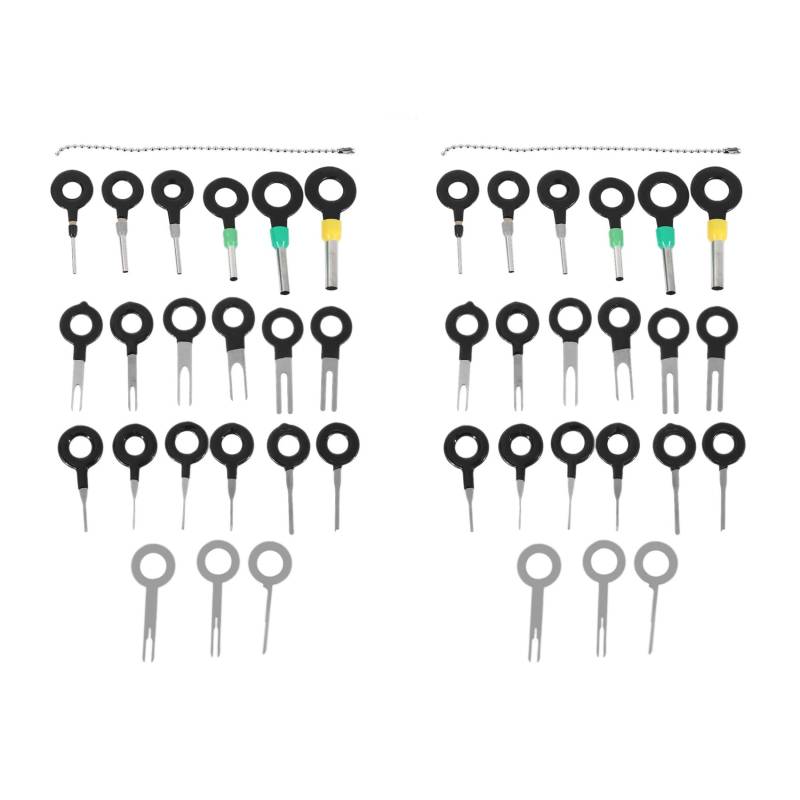 BLASHRD 42 Stücke Terminals Entfernungs Schlüssel Werkzeug Set, Auto Elektrische Verdrahtung Crimp Verbinder Pin Auszieher Abzieher Reparatur Set für Die Meisten Anschluss Klemme von BLASHRD
