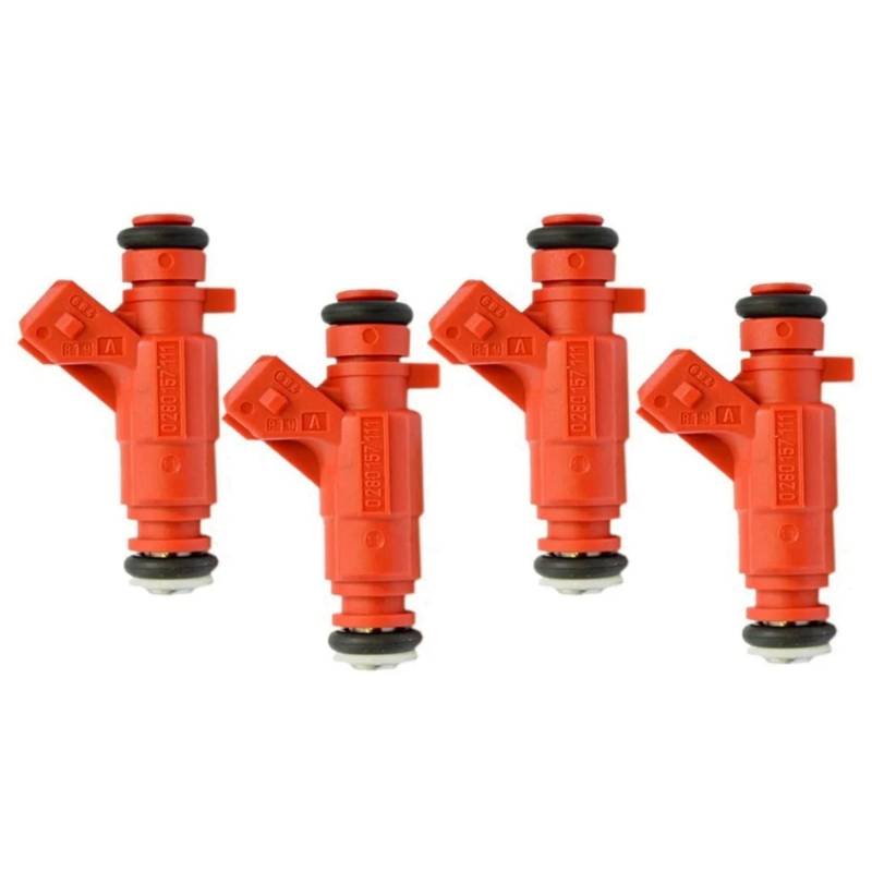 BLASHRD 4X Kraftstoff Einspritz Düse 0280157111 für Golf/Voyage 1.0L 8V 032908031S 2007-2014 Auto Teile Kraftstoff Einspritz Düse von BLASHRD