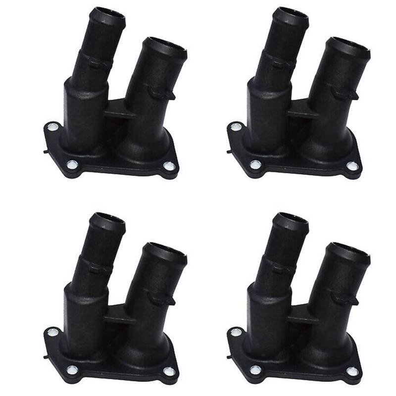 BLASHRD 4X Kühlmittel Flansch des Thermostat GehäUses Passend für C-Max Focus Fusion Mondeo Fiesta 2001-2012 1707050 von BLASHRD