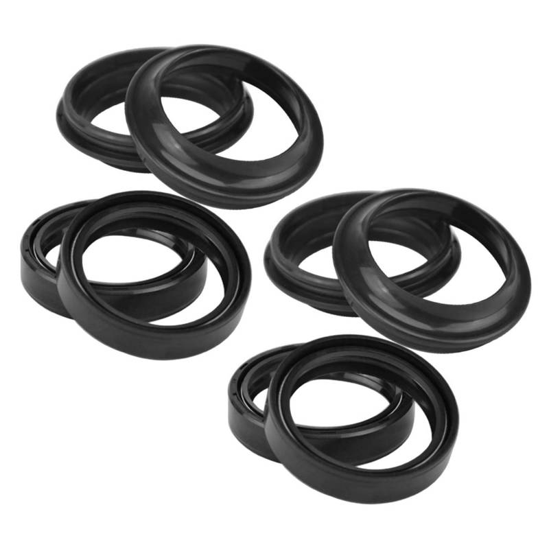 BLASHRD 4X Motorrad Vorder Rad Dichtung und ÖL Dichtung für YZF-R1 2002-2008 YZF-R6 1999-2010 DäMpfer Stoß DäMpfer von BLASHRD