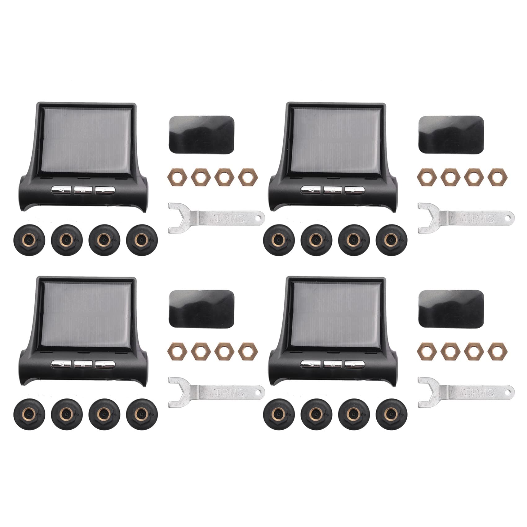 BLASHRD 4X Solar Tpms Reifen Druck Alarm ÜBerwachungs System 4 Externes Automatisches Alarm System BLASHRD 4X Solar Tpms Reifen Druck Alarm ÜBerwachungs System 4 Externes Automatisches Alarm System von BLASHRD