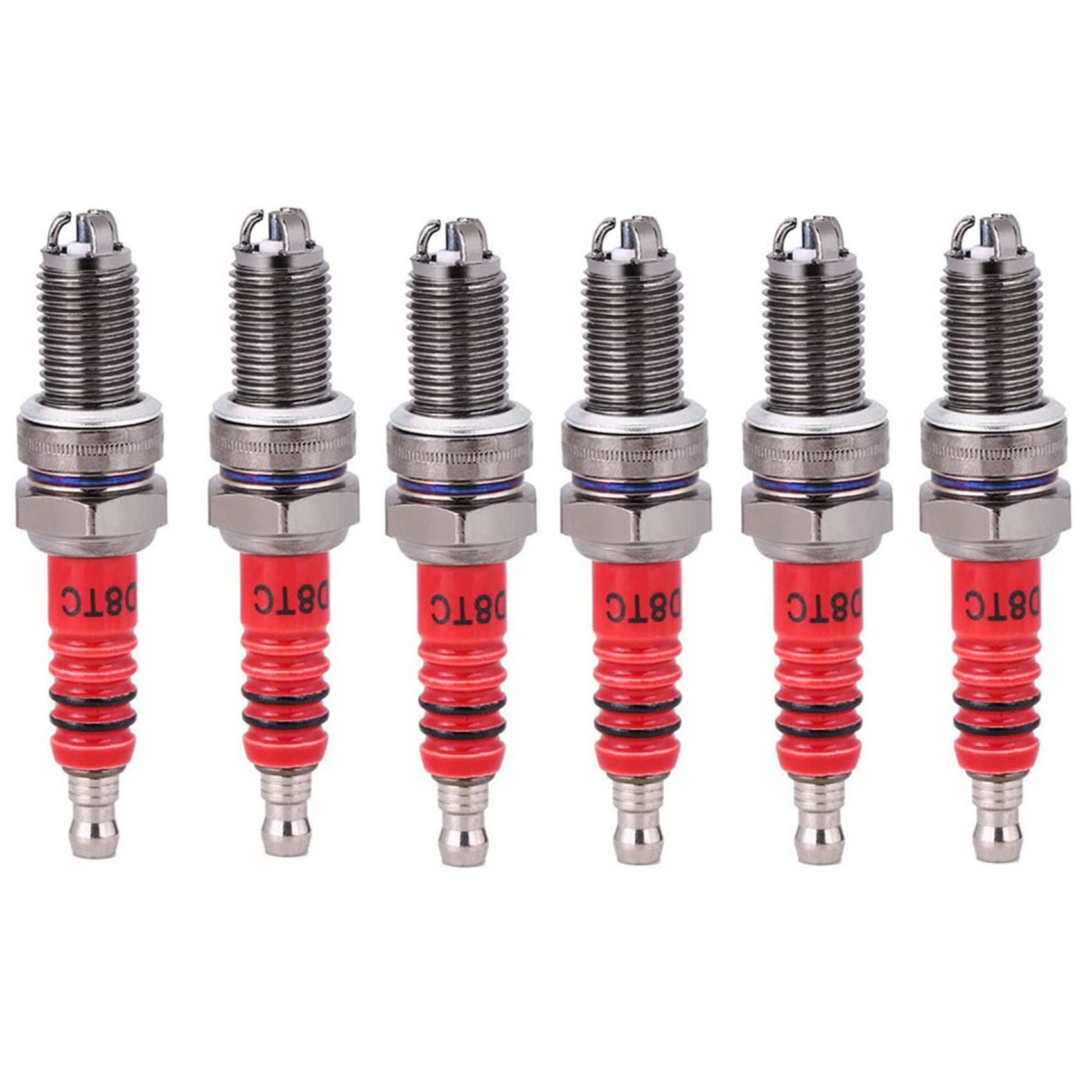 BLASHRD 6 Stück 3 Elektroden ZüNdkerze D8TC für 125Cc 150Cc 200Cc 250Cc Motorrad Roller ATV Quads BLASHRD 6 Stück 3 Elektroden ZüNdkerze D8TC für 125Cc 150Cc 200Cc 250Cc Motorrad Roller ATV Quads von BLASHRD