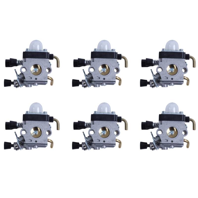 BLASHRD 6X Carburetor Vergaser Für Fs38 Fs45 Fs46 Fs55 Fs74 Fs75 Fs76 Fs80 Fs85 Trimmer von BLASHRD