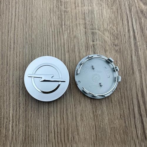 4 Stück Radnabenabdeckung für Opel Adam Antara Astra J K L Combo Corsa D E F Crossland X 64mm 59mm, Auto ZubehörAuto Radnabendeckel Radnaben Modifikationsdekoration,B-59mm von BLAYY