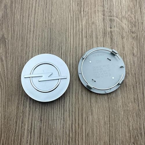 4 Stück Radnabenabdeckung für Opel Corsa F GS Line 64mm 59mm, Auto ZubehörAuto Radnabendeckel Radnaben Modifikationsdekoration,B-64mm von BLAYY