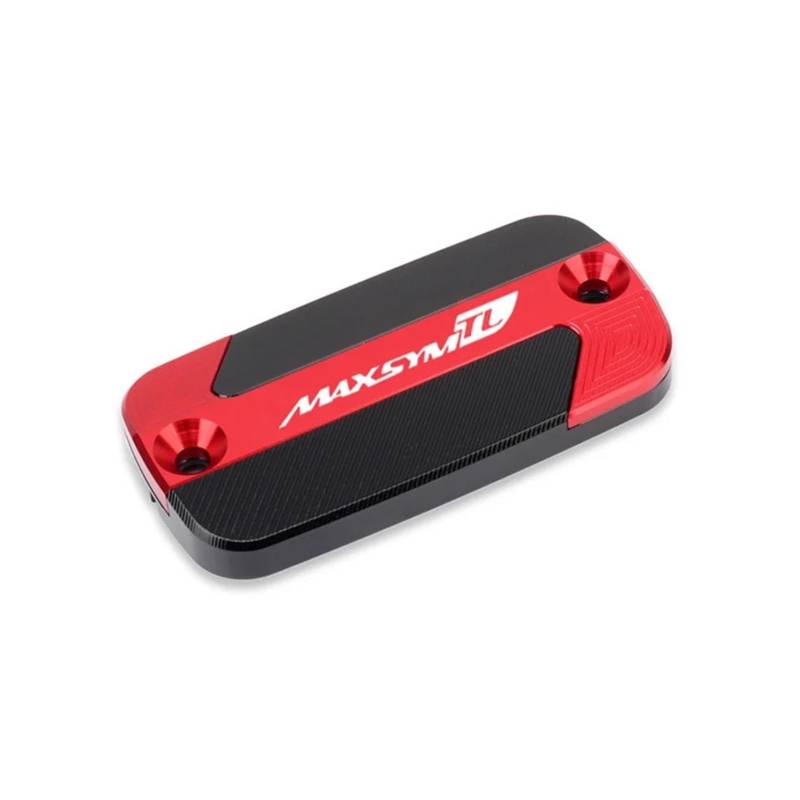 Motorrad Bremsflüssigkeitsbehälter Abdeckung Front Brake Reservoir Flüssigkeit Öl Tasse Abdeckung Geeignet Für Maxsym TL500 TL508 2020-2023(1 Piece Red) von BLBLXQBL