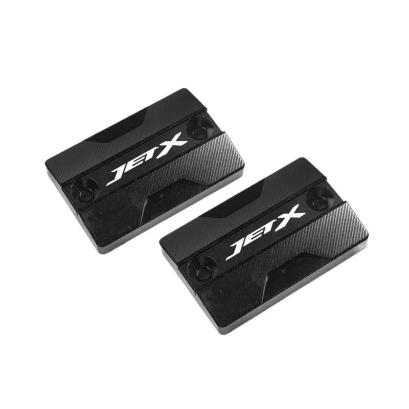 Motorrad Bremsflüssigkeitsbehälter Abdeckung Geeignet Für Jet X 125 150 Vorne Bremse Reservoir Flüssigkeit Abdeckung(Schwarz) von BLBLXQBL