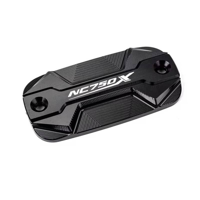 Motorrad Bremsflüssigkeitsbehälter Abdeckung Geeignet Für NC 750 X 2012-2024 Brems Flüssigkeit Reservoir Öl Füllstoff Abdeckung(1 Black) von BLBLXQBL