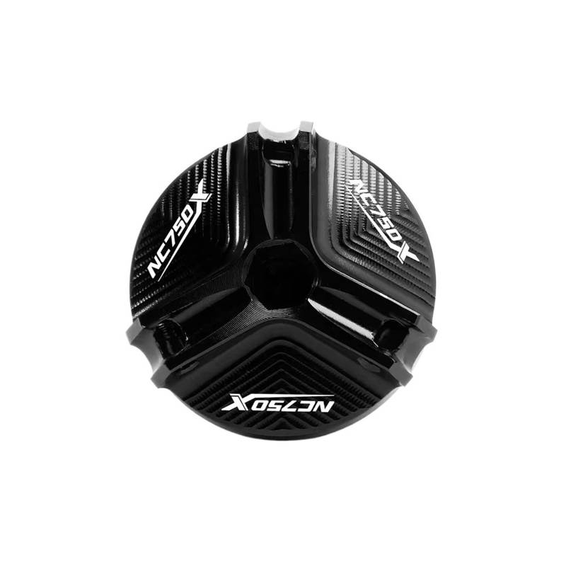 Motorrad Bremsflüssigkeitsbehälter Abdeckung Geeignet Für NC 750 X 2012-2024 Brems Flüssigkeit Reservoir Öl Füllstoff Abdeckung(Schwarz) von BLBLXQBL