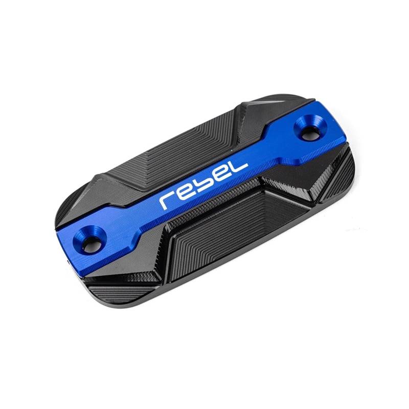 Motorrad Bremsflüssigkeitsbehälter Abdeckung Geeignet Für Rebel CMX 1100 300 500 Vorne Brems Flüssigkeit Reservior Öl Füllstoff Abdeckung(1 Blue) von BLBLXQBL