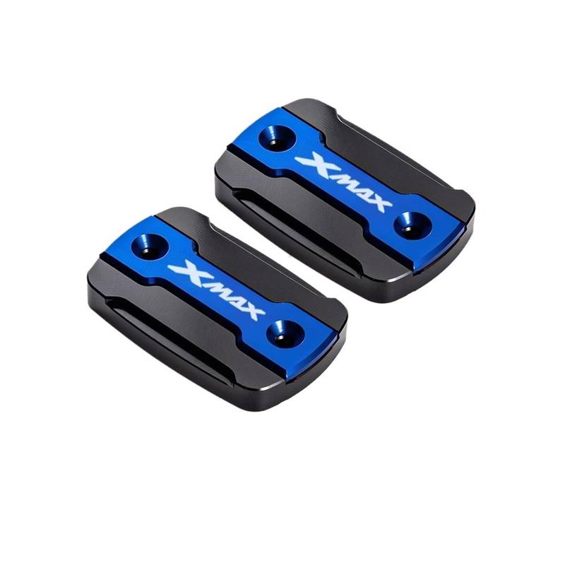 Motorrad Bremsflüssigkeitsbehälter Abdeckung Geeignet Für Xmax 250 300 2017-2023 Brems Flüssigkeit Tank Flüssigkeit Reservoir Abdeckung(Blau) von BLBLXQBL