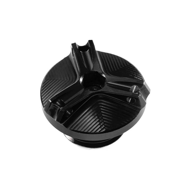 Motorrad Bremsflüssigkeitsbehälter Abdeckung Geeignet Für YZF R6 2010–2022 Vorder Und Hinterradbremse Tankdeckel Und Füllstoffabdeckung(M2.7 Black) von BLBLXQBL