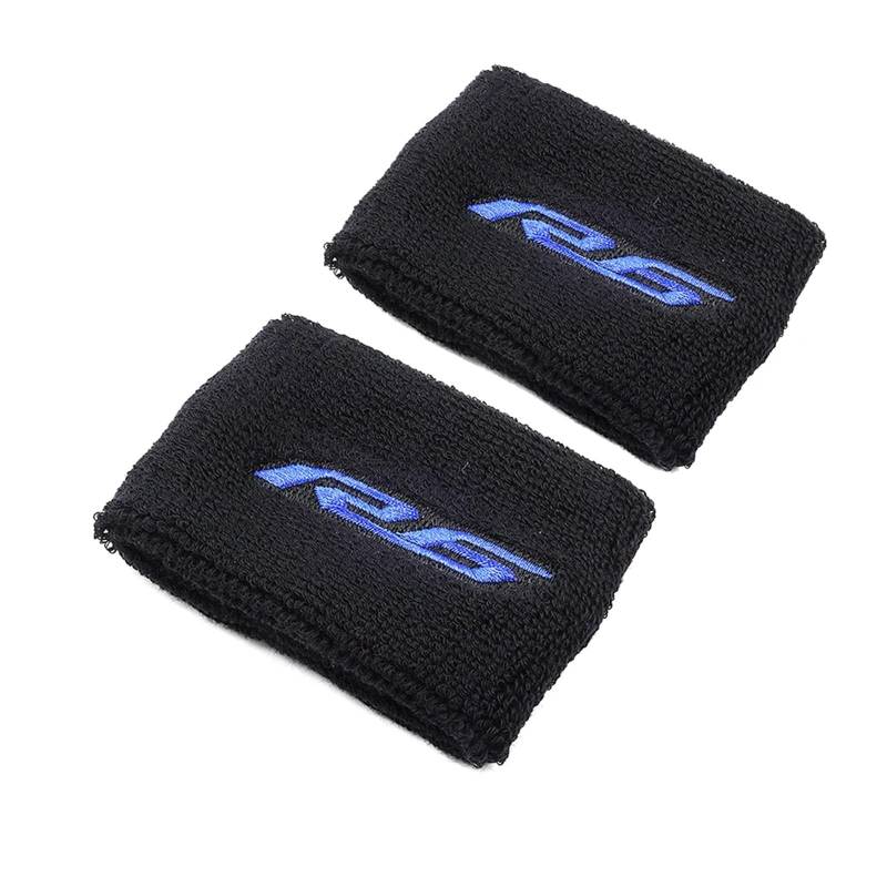 Motorrad Bremsflüssigkeitsbehälter Abdeckung Geeignet Für YZF R6 Front Brake Reservoir Socke Mantel Ärmel Schlüsselanhänger(2s Blue) von BLBLXQBL