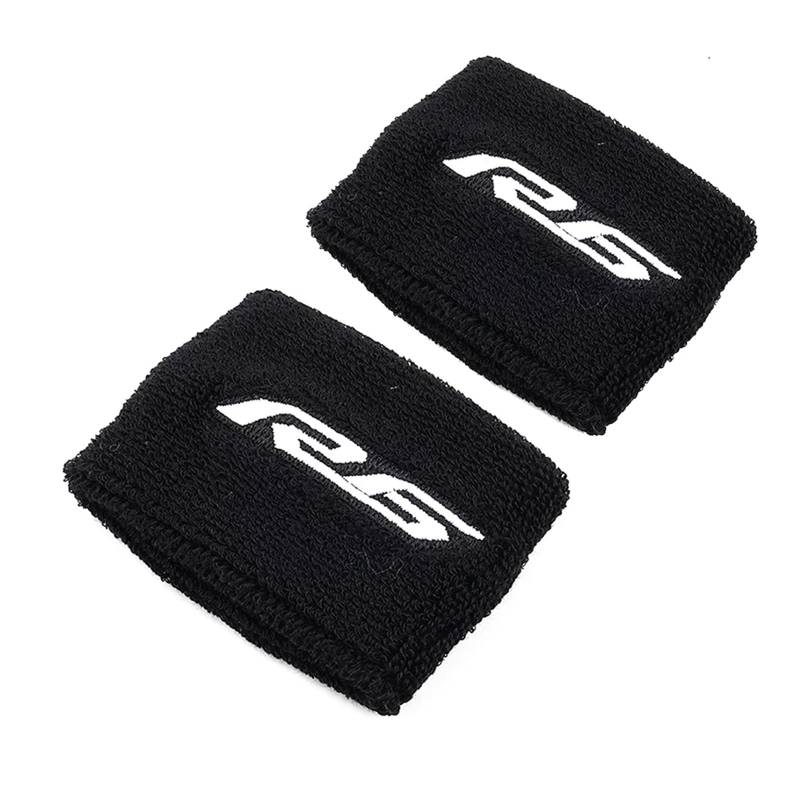 Motorrad Bremsflüssigkeitsbehälter Abdeckung Geeignet Für YZF R6 Front Brake Reservoir Socke Mantel Ärmel Schlüsselanhänger(2s White) von BLBLXQBL