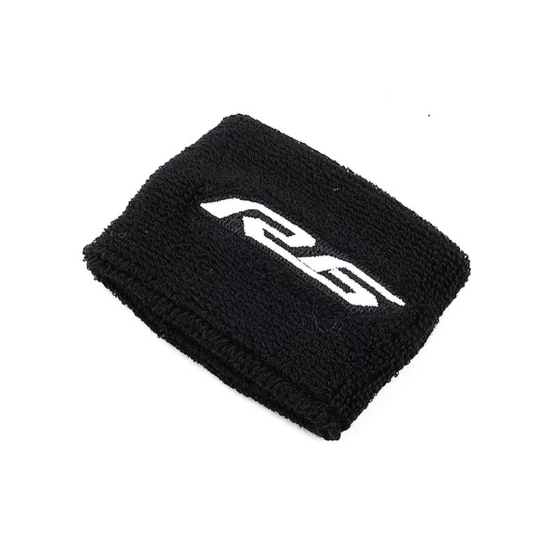 Motorrad Bremsflüssigkeitsbehälter Abdeckung Geeignet Für YZF R6 Front Brake Reservoir Socke Mantel Ärmel Schlüsselanhänger(White) von BLBLXQBL