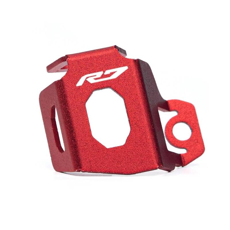 Motorrad Bremsflüssigkeitsbehälter Abdeckung Geeignet Für YZF R7 2021–2024, Schutzabdeckung Für Bremsflüssigkeit Hinten.(Red) von BLBLXQBL