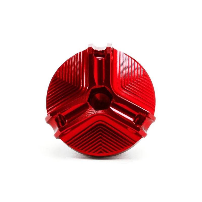 Motorrad Bremsflüssigkeitsbehälter Abdeckung Geeignet Für Z 400 500 Hinten Vorne Brems Flüssigkeit Reservoir Kappe(Red) von BLBLXQBL