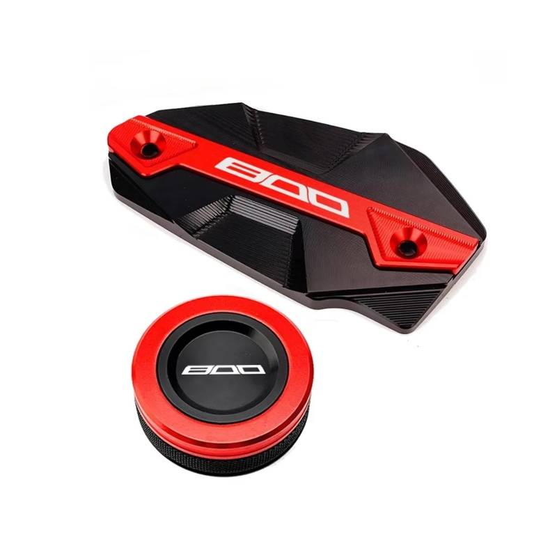 Motorrad Bremsflüssigkeitsbehälter Abdeckung Geeignet Für Z 800 2012-2016 Brems Flüssigkeit Zylinder Master Reservoir Öl Füllstoff Abdeckung(2 Red) von BLBLXQBL