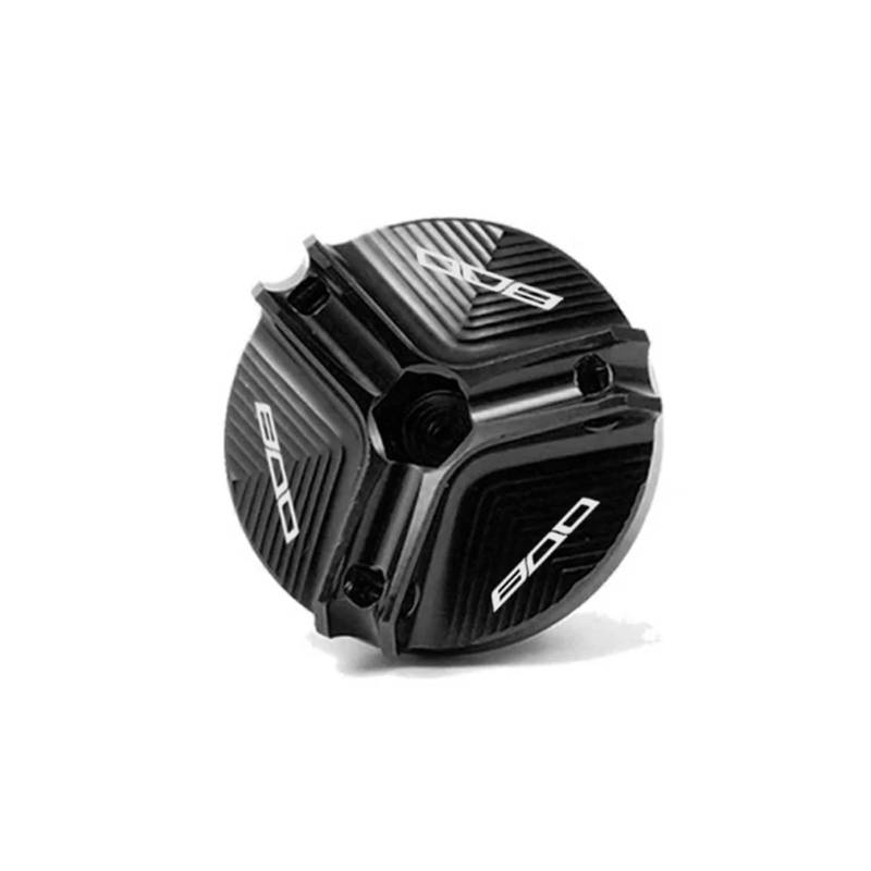 Motorrad Bremsflüssigkeitsbehälter Abdeckung Geeignet Für Z 800 2012-2016 Hinten Vorne Brems Flüssigkeit Reservoir Öl Stecker Abdeckung(Schwarz) von BLBLXQBL