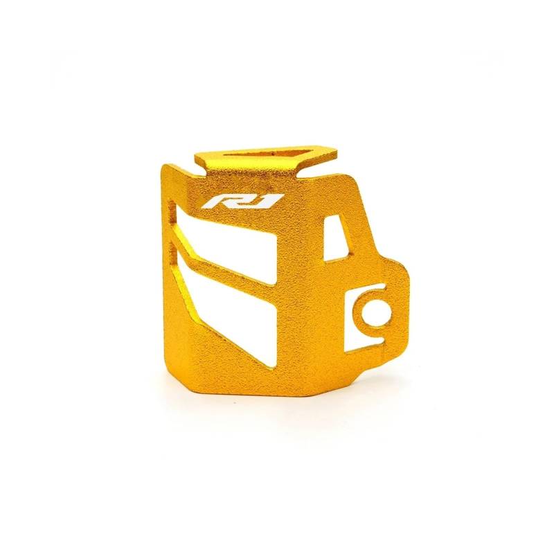 Motorrad Bremsflüssigkeitsbehälter Abdeckung Hinten Brems Flüssigkeit Reservoir Schutz Geeignet Für YZF R1 R1M YZFR1 Abdeckung Protector(Gold) von BLBLXQBL