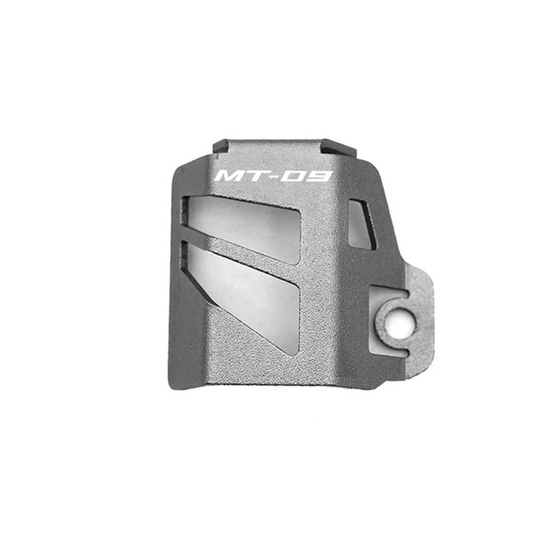 Motorrad Bremsflüssigkeitsbehälter Abdeckung Motorrad Hinten Brems Flüssigkeit Reservoir Abdeckung Schutz Passend Für MT 07 09(Grey 09) von BLBLXQBL