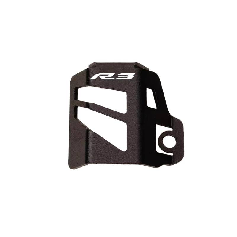 Motorrad Bremsflüssigkeitsbehälter Abdeckung Motorrad Vorne Hinten Brems Flüssigkeit Reservoir Abdeckung Schutz Geeignet Für YZF R3 2015-2024(D-Black) von BLBLXQBL