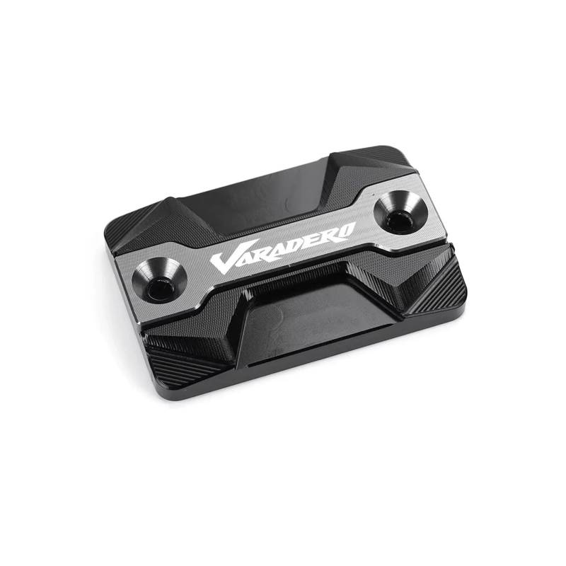 Motorrad Bremsflüssigkeitsbehälter Abdeckung Vorderradbremsflüssigkeitsbehälter Öltankabdeckungen Passend Für Varadero XL 1000 125(Front Grey) von BLBLXQBL