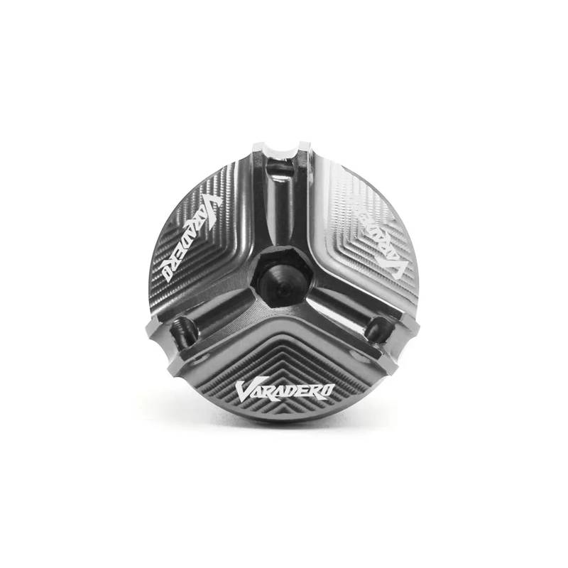 Motorrad Bremsflüssigkeitsbehälter Abdeckung Vorderradbremsflüssigkeitsbehälter Öltankabdeckungen Passend Für Varadero XL 1000 125(Grey) von BLBLXQBL