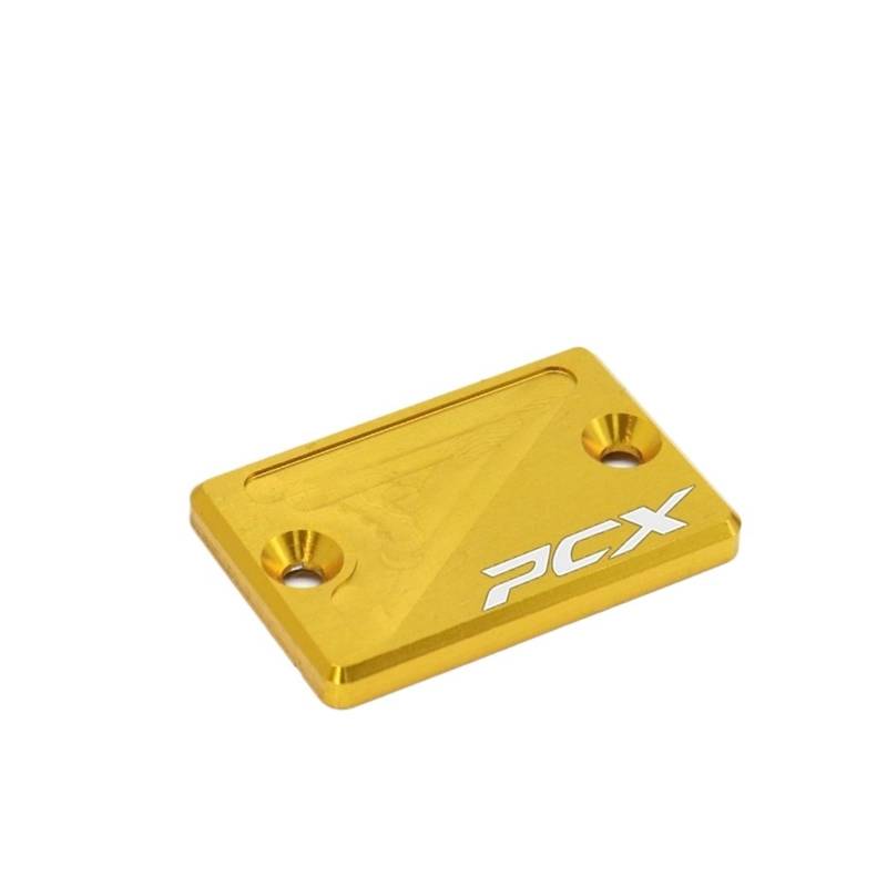 Motorrad Bremsflüssigkeitsbehälter Abdeckung Vorderradbremszylinder Ölbehälter Abdeckung Passend Für PCX 125 150 160(Gold) von BLBLXQBL