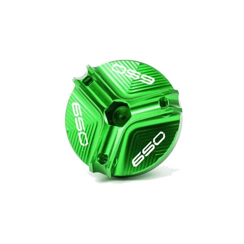 Motorrad Bremsflüssigkeitsbehälter Abdeckung Vorne Hinten Brems Flüssigkeit Reservoir Tasse Abdeckung Geeignet Für Z 650 2017-2025(Green) von BLBLXQBL