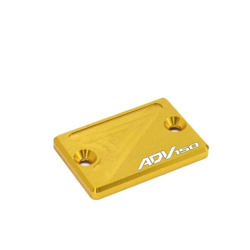Motorrad Bremsflüssigkeitsbehälter Abdeckung Vorne Hinten Brems Reservoir Öl Flüssigkeit Abdeckung Geeignet Für ADV 150 2020-2024(Gold) von BLBLXQBL